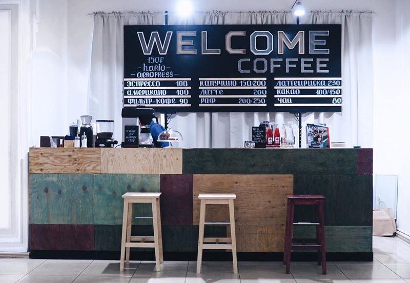 Кофейни Санкт-Петербурга: «WELCOME COFFEE» - стойка бариста