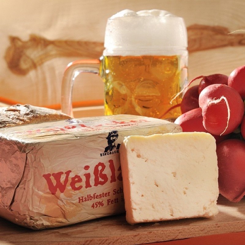 Сорта немецкого сыра - Вайслаккер (Weisslacker) - полумягкий светлый к пиву