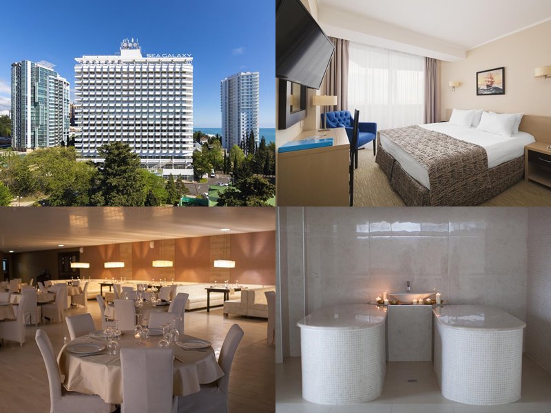 Отели Сочи 4 звезды: официальные сайты - «Sea Galaxy Hotel Congress & SPA»