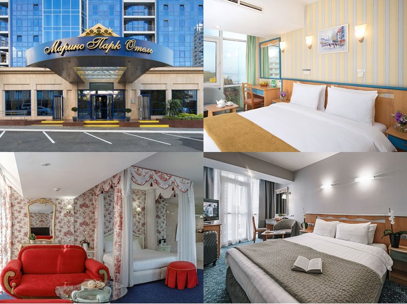 Отели Сочи 4 звезды: официальные сайты - «Маринс Парк Отель»