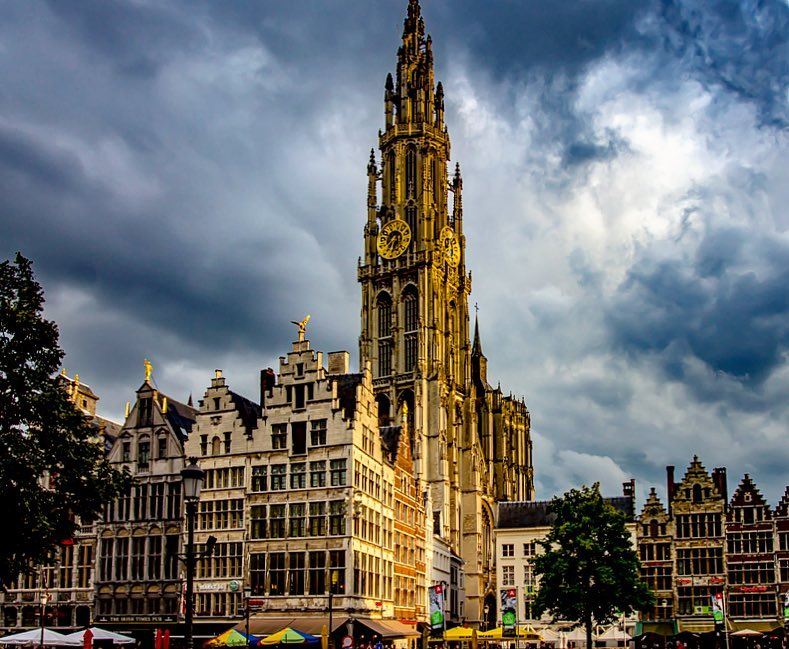 Красивые города Бельгии: Собор Антверпенской Богоматери - архитектура