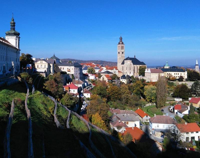 Красивые города Чехии: пейзаж Кутна-Гора