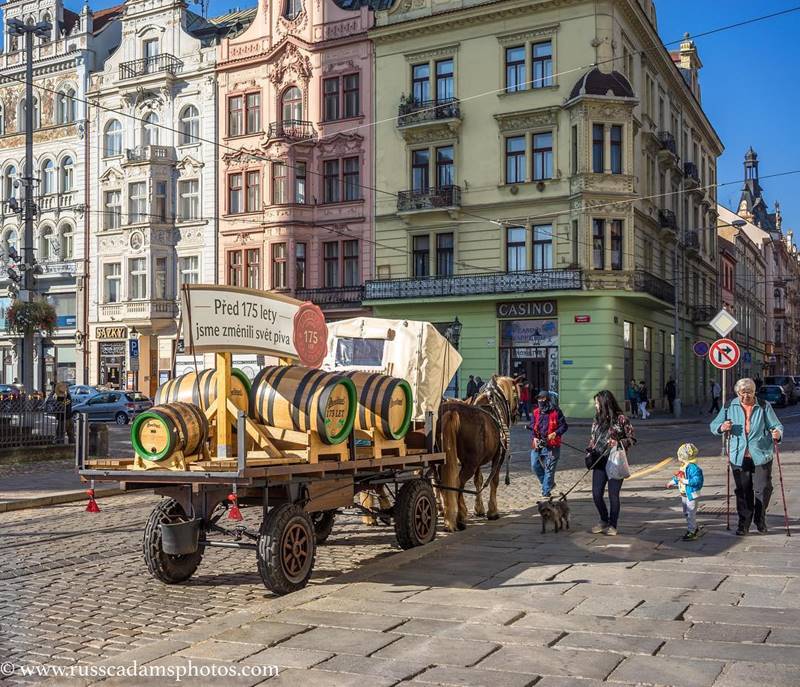 Красивые города Чехии: Пльзень - архитектура улицы