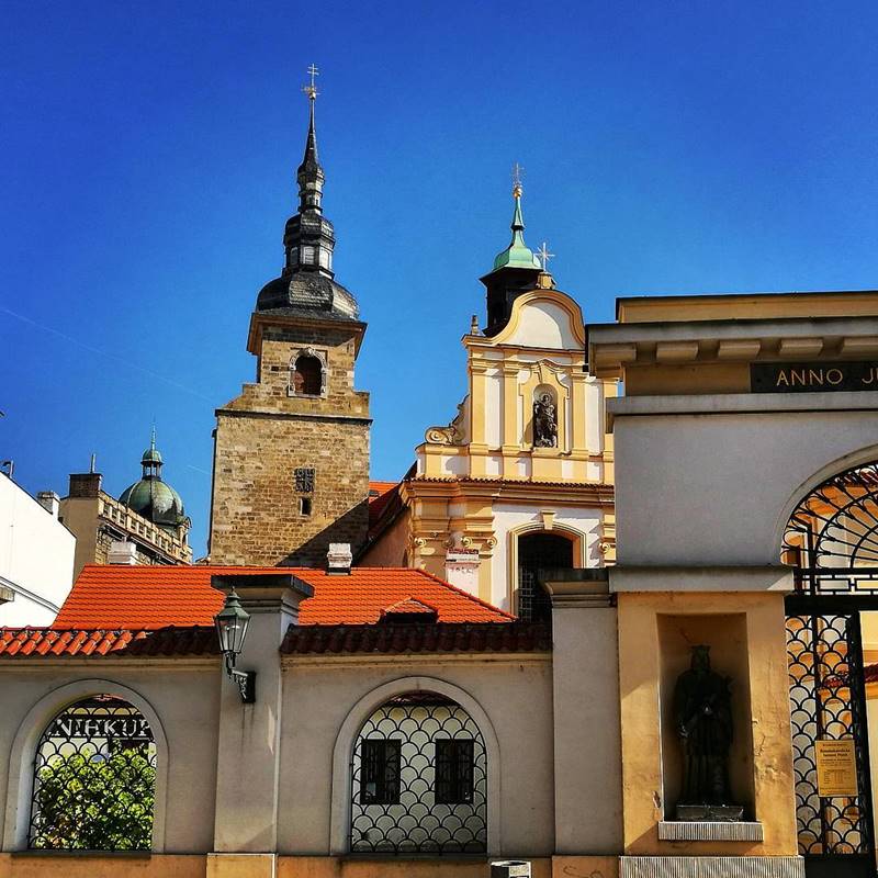 Красивые города Чехии: Францисканский монастырь Пльзеня