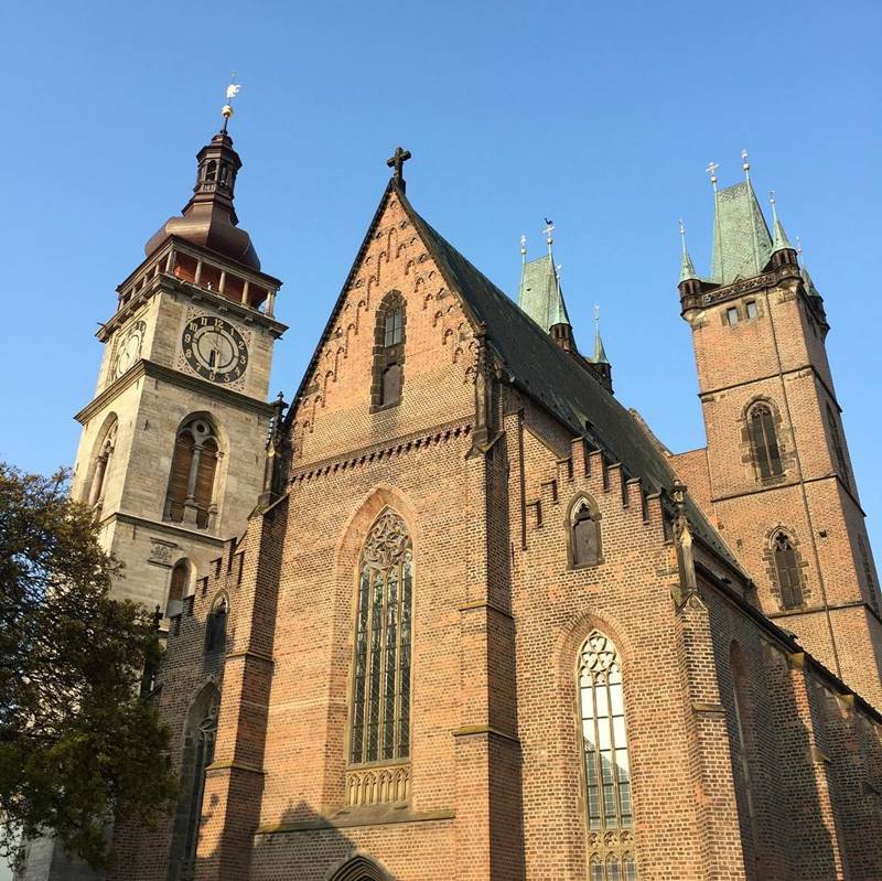 Красивые города Чехии: Собор Святого Духа в Градец-Кралове