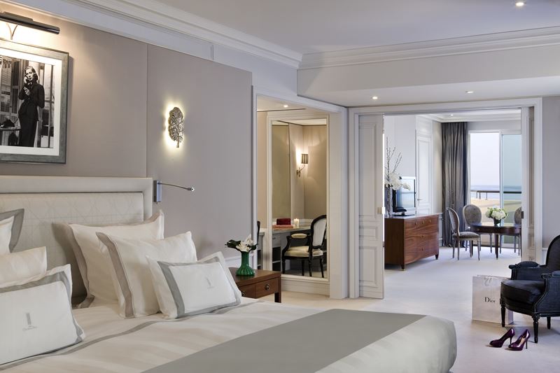 Hotel Barrière Le Majestic Cannes - cьют Christian Dior - дизайн интерьера номера