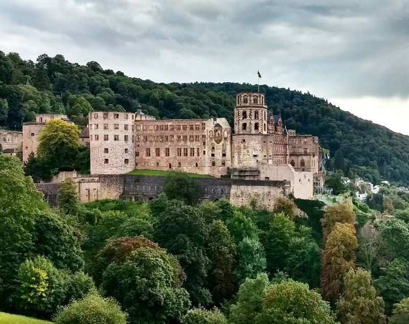 Крупные и красивые города Германии - Гейдельбергский замок