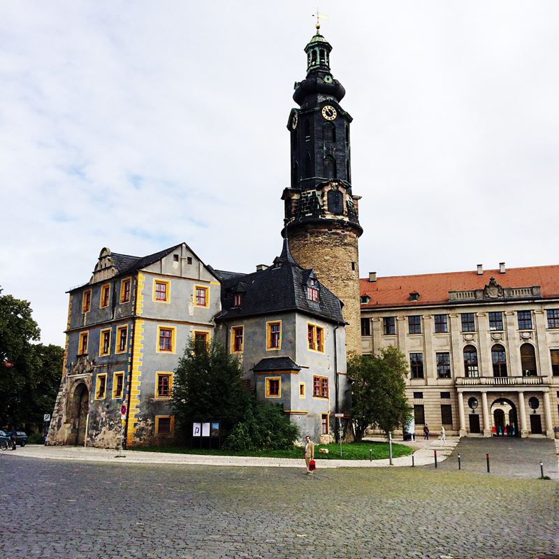 Крупные и красивые города Германии - Веймарский замок