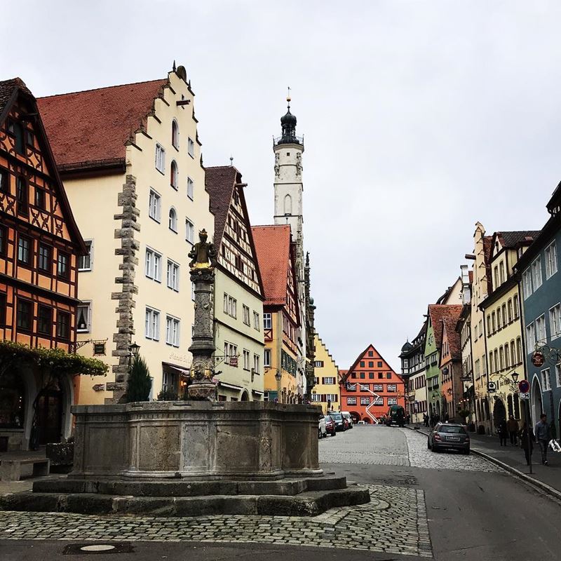 Крупные и красивые города Германии - уютный и живописный Ротенбург-об-дер-Таубер