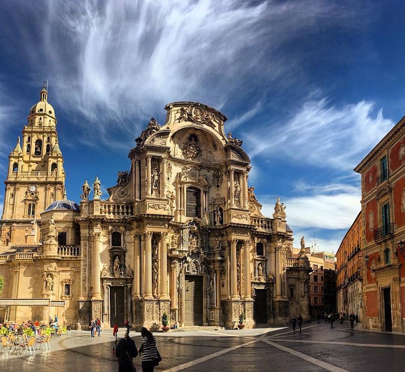 Крупные и красивые города Испании - Собор Пресвятой Девы Марии в Мурсии