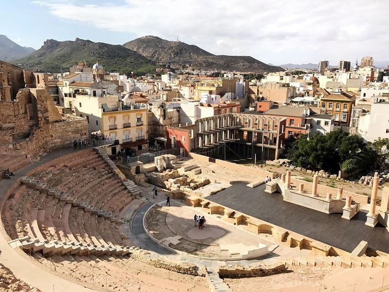 Крупные и красивые города Испании - Картахена - Римский амфитеатр 