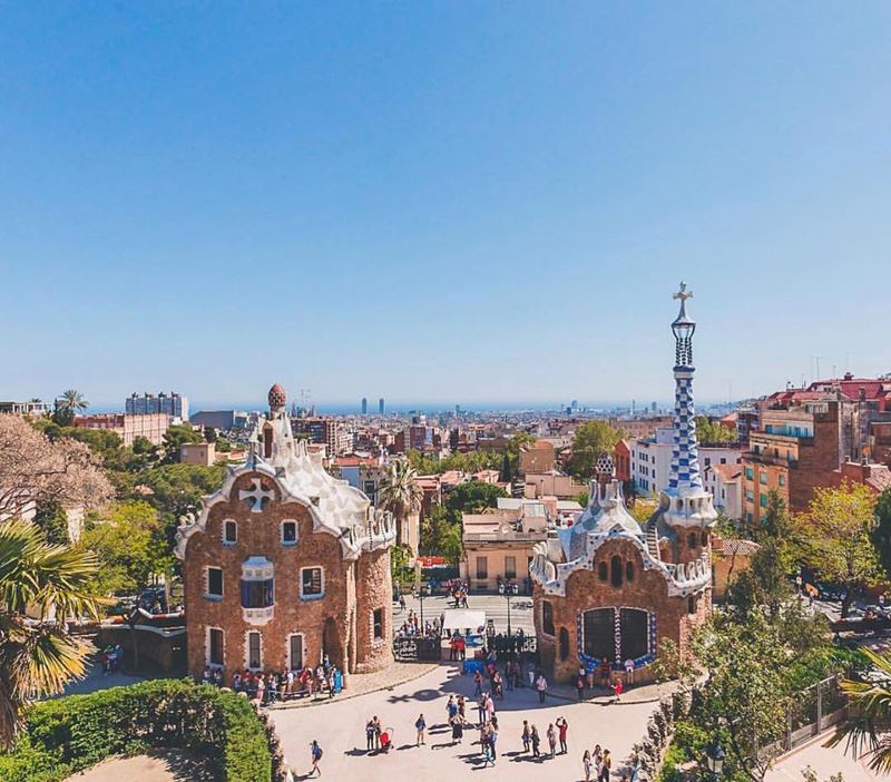 Крупные и красивые города Испании - Барселона - Парк Гуэль