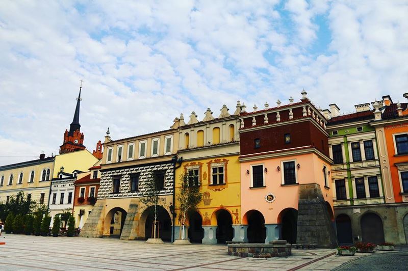 Крупные и красивые города Польши - Архитектура Рыночной площади Тарнува