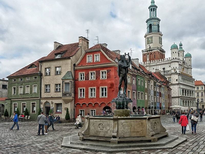 Крупные и красивые города Польши - Познань - Площадь Старого Рынка 