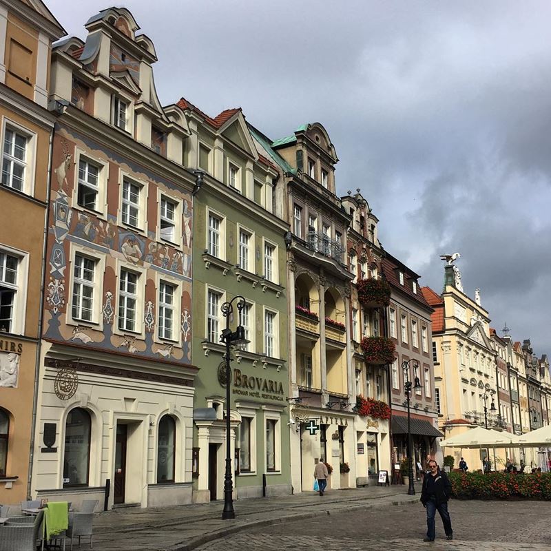 Крупные и красивые города Польши - архитектура Старого города Познани