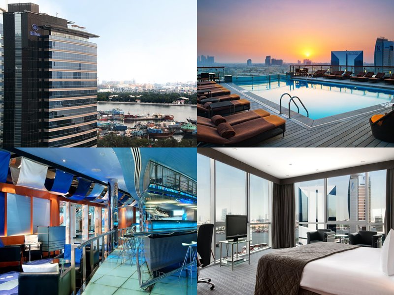 Отели Дубая с бассейном на крыше: Hilton Dubai Creek (5 звёзд)