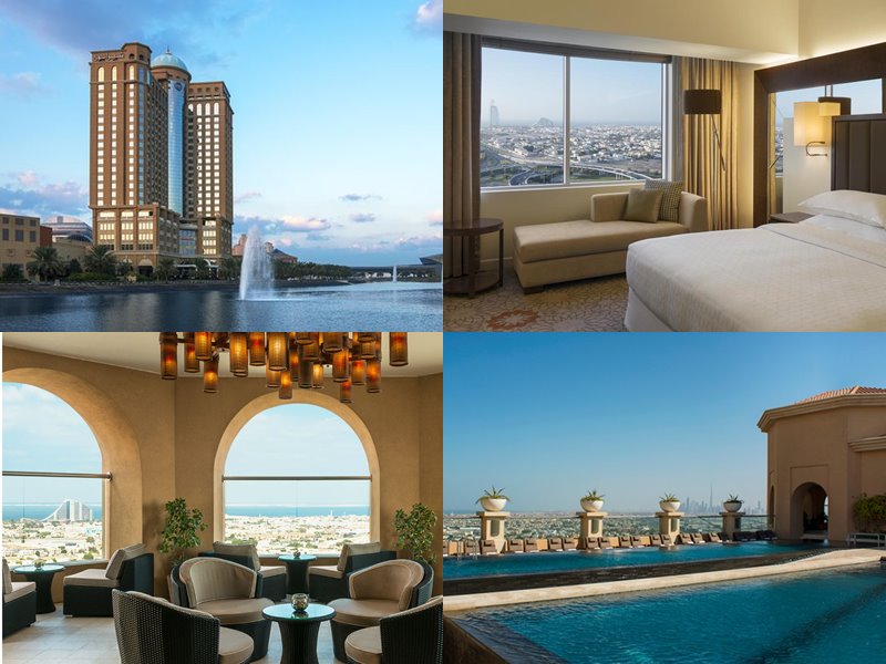 Отели Дубая с бассейном на крыше: Sheraton Mall of the Emirates (5 звёзд)