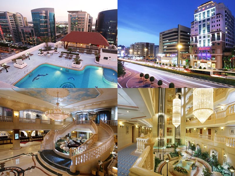 Отели Дубая с бассейном на крыше: Carlton Palace Hotel (5 звёзд)