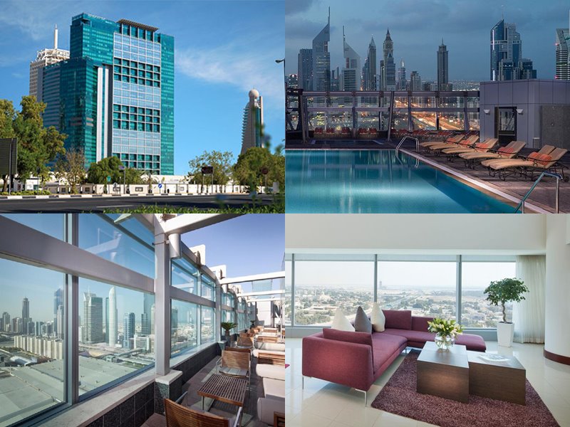 Отели Дубая с бассейном на крыше: Jumeirah World Trade Centre Residence (5 звёзд)