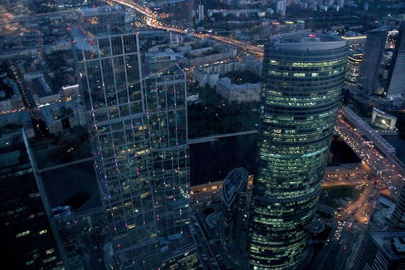 Смотровая площадка Panorama 360 - небоскрёбы, вид на Москву 