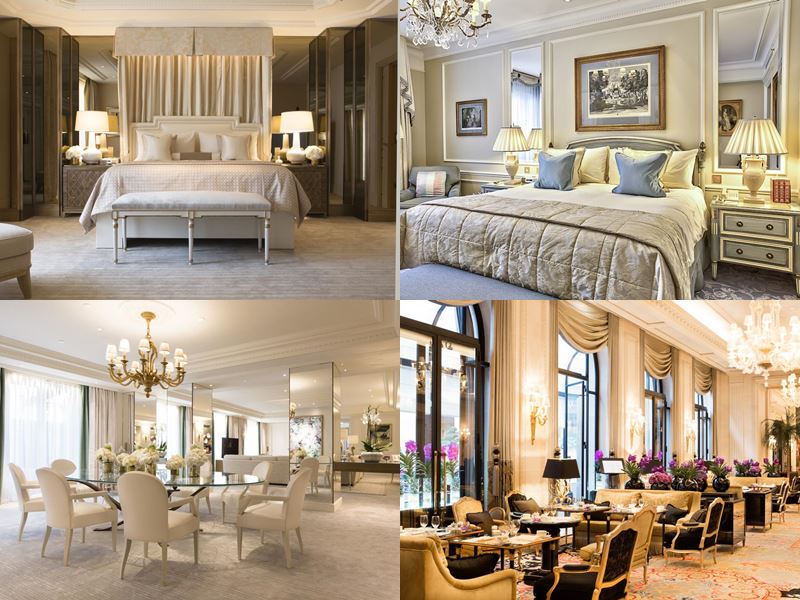 Лучшие дорогие отели Франции 2017 - Hôtel Plaza Athénée (Париж) - роскошный интерьер 