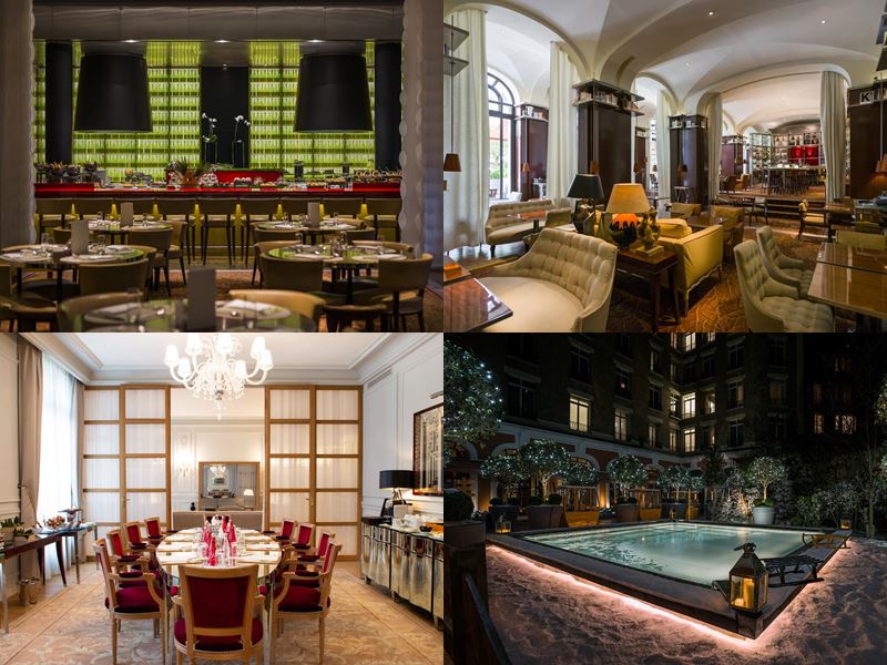 Лучшие дорогие отели Франции 2017 - Le Royal Monceau - Raffles Paris (Париж) - рестораны и бассейн