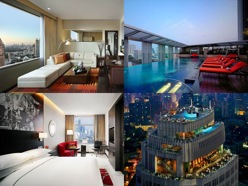 Отели Бангкока с бассейном на крыше - Bangkok Marriott Sukhumvit (5 звёзд)