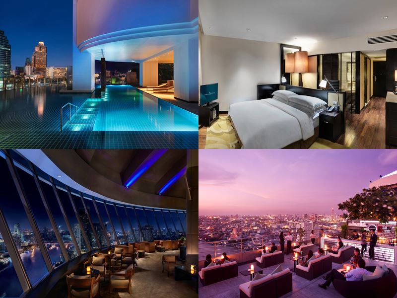 Отели Бангкока с бассейном на крыше - Millennium Hilton Bangkok (5 звёзд)