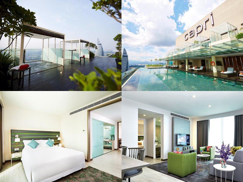Отели Куала-Лумпур с бассейном на крыше - Capri by Fraser Kuala Lumpur (4 звезды)