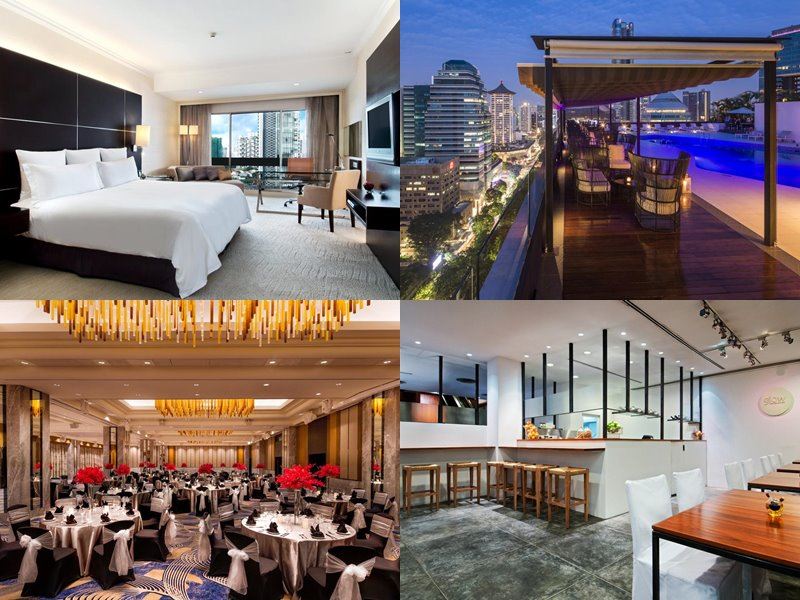 Отели Сингапура с бассейном на крыше - Hilton Singapore (5 звёзд)