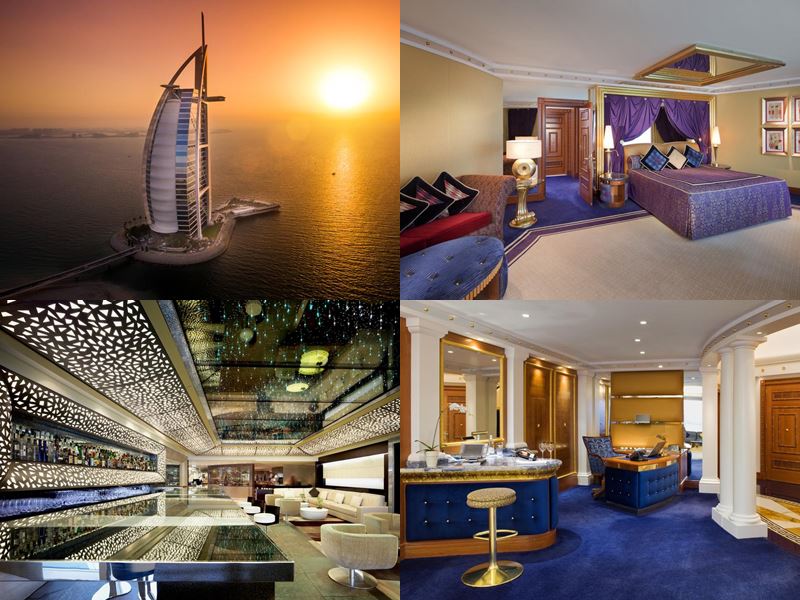 Лучшие дорогие luxury-отели Дубая 2017 - Burj Al Arab Jumeirah
