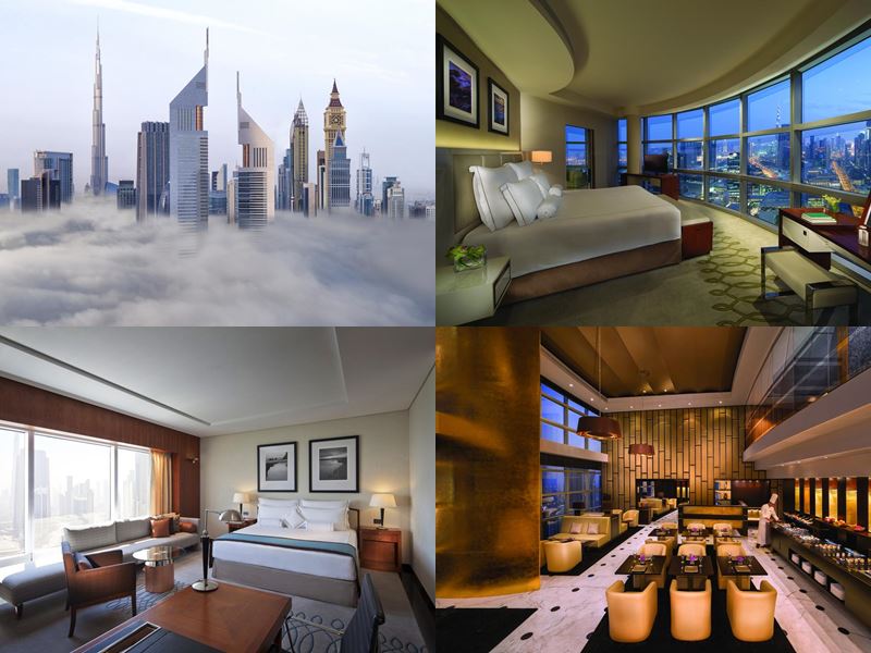 Лучшие дорогие luxury-отели Дубая 2017 - Jumeirah Emirates Towers