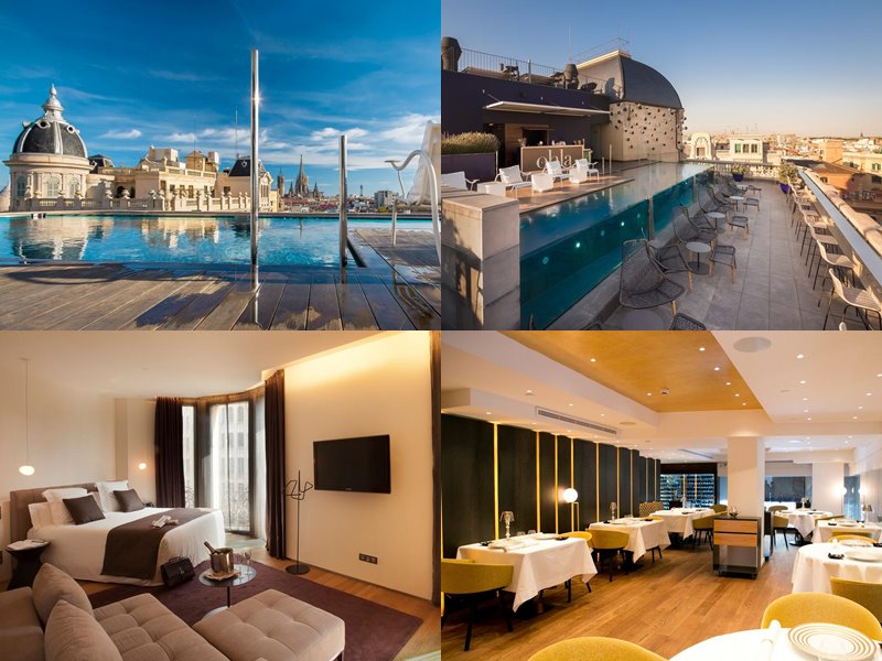 Отели Барселоны с бассейном на крыше - Ohla Hotel (5 звёзд)