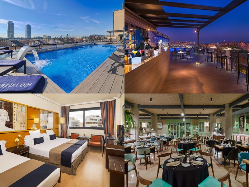 Отели Барселоны с бассейном на крыше - H10 Marina Barcelona (4 звезды)