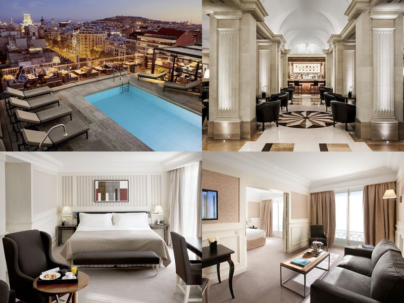 Отели Барселоны с бассейном на крыше - Majestic Hotel & Spa (5 звёзд)