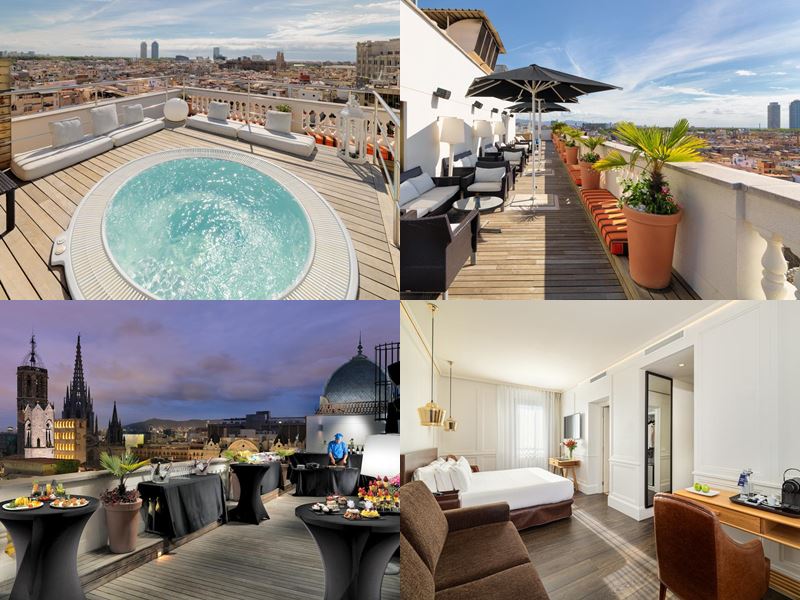 Отели Барселоны с бассейном на крыше - H10 Montcada Boutique Hotel (4 звезды)