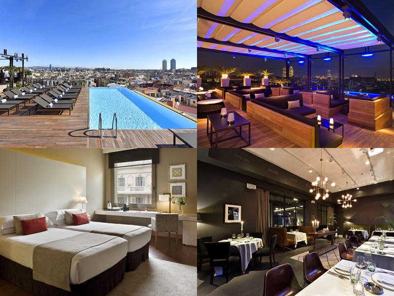 Отели Барселоны с бассейном на крыше - Grand Hotel Central (5 звёзд)
