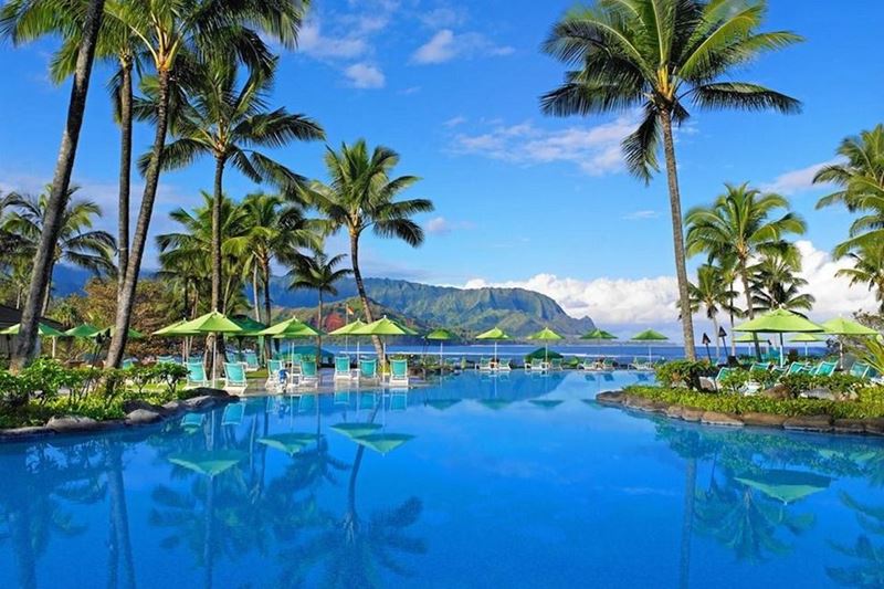 Отели с панорамными бассейнами инфинити - The St. Regis Princeville Resort (Гавайские острова, Принсвилл)