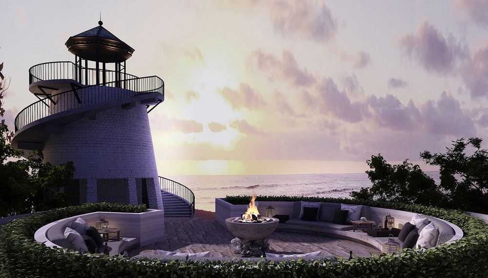 Отель Four Seasons Resort Seychelles at Desroches Island - Ресторан Lighthouse с панорамным видом