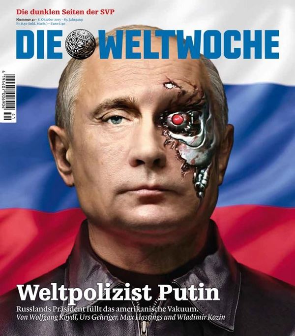 Владимир Путин фото обложек журналов - Die Weltwoche (октябрь 2015)