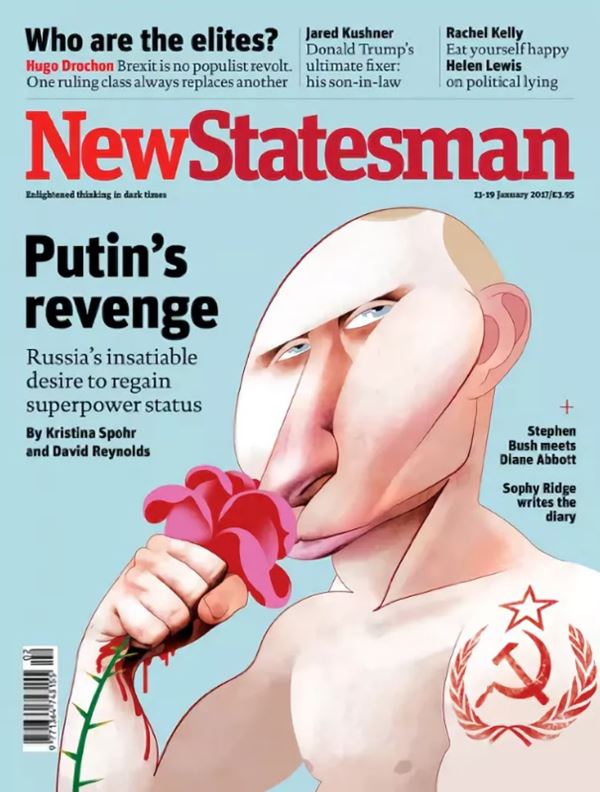 Владимир Путин фото обложек журналов - New Statesman (январь 2017)