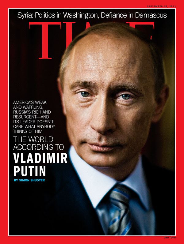 Владимир Путин фото обложек журналов - Time (сентябрь 2012) 