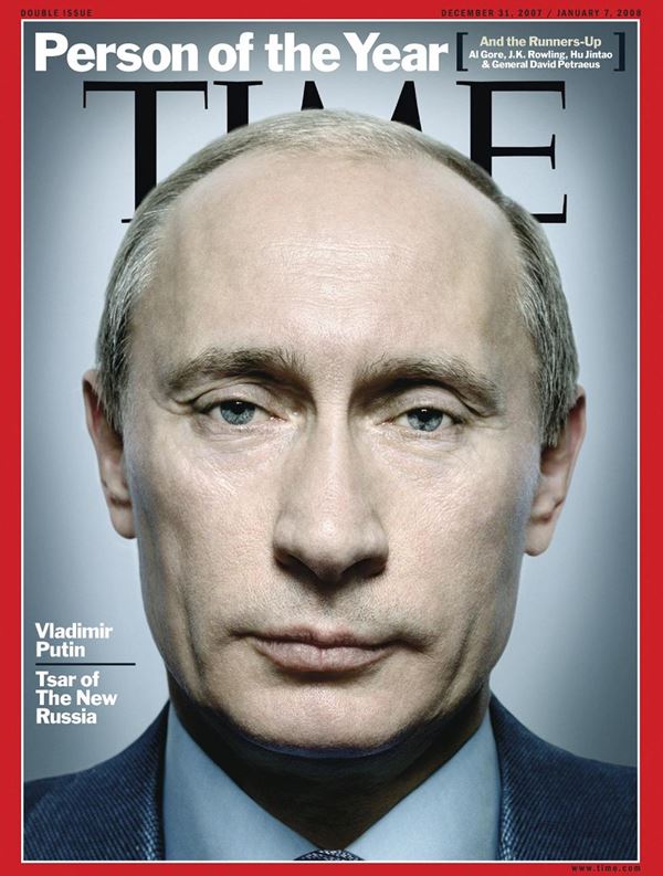 Владимир Путин фото обложек журналов - Time (декабрь 2007 – январь 2008) 