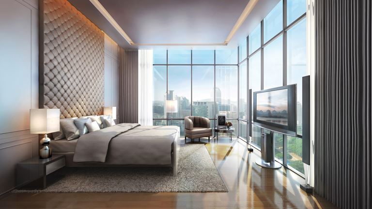 Four Seasons Hotel Kuala Lumpur - апартаменты с панорамным видом на город 