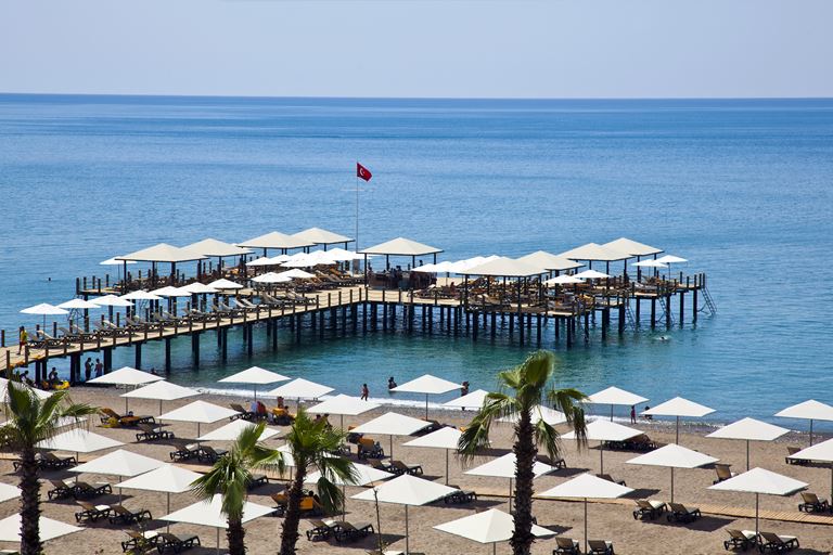 Теннисный турнир Antalya Open в отеле Kaya Palazzo Golf Resort - берег Средиземного моря 