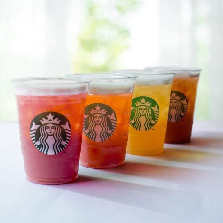 Гид по летним холодным напиткам Starbucks - Лимонады Teavana Shaken