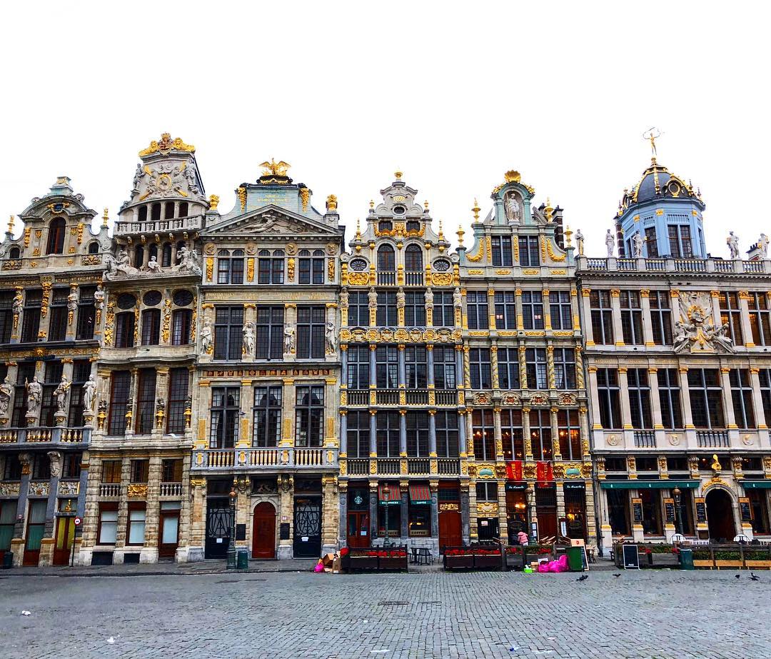 Города Европы с красивыми «пряничными» домиками - Брюссель (Бельгия)