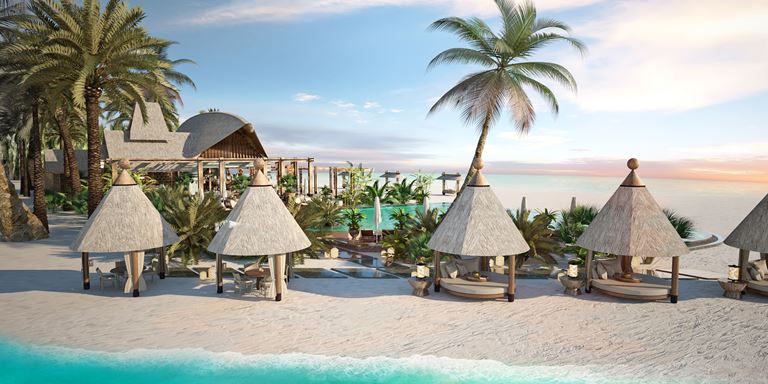 Искусство гастрономии на новом курорте JOALI Maldives - бар на пляже 