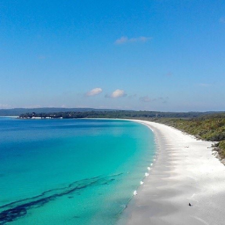 Цветные пляжи мира - Белоснежный пляж Хайэм (Австралия)