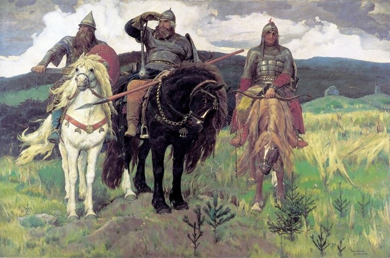 Третьяковская галерея представляет выставку В.М. Васнецова - «Богатыри» (1898)